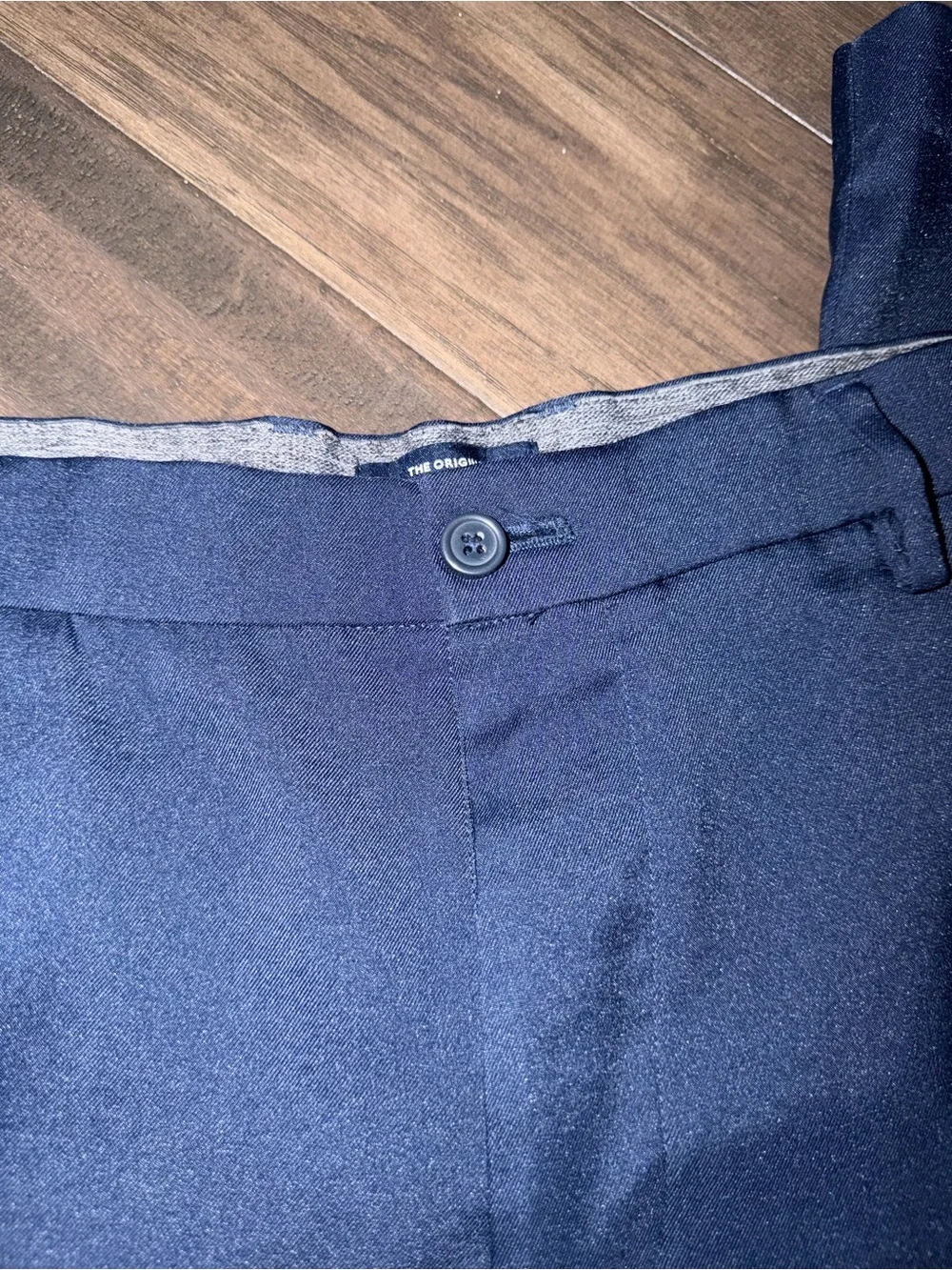 Ben Sherman Navy Blue Men's Dress Pants - Flat Front